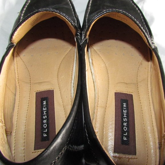 Florsheim Black Leather Slip On Loafer Moc Men\'s 10M main image 4
